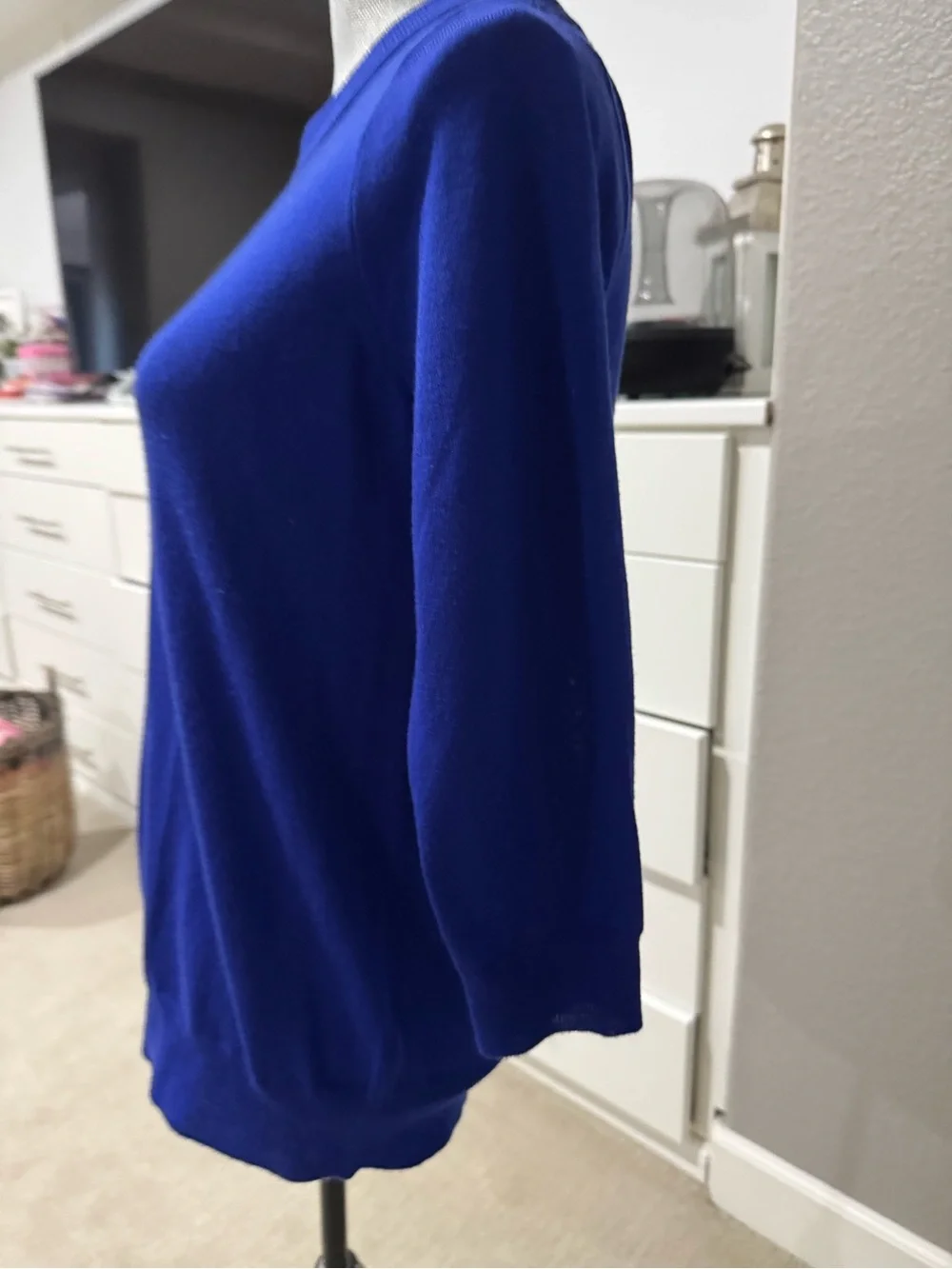 J. Crew Bright Royal Blue Crewneck Pullover